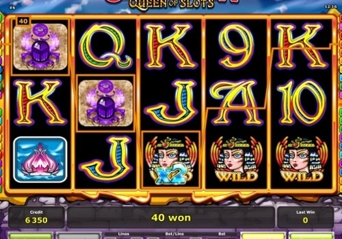 casino screen of symbols