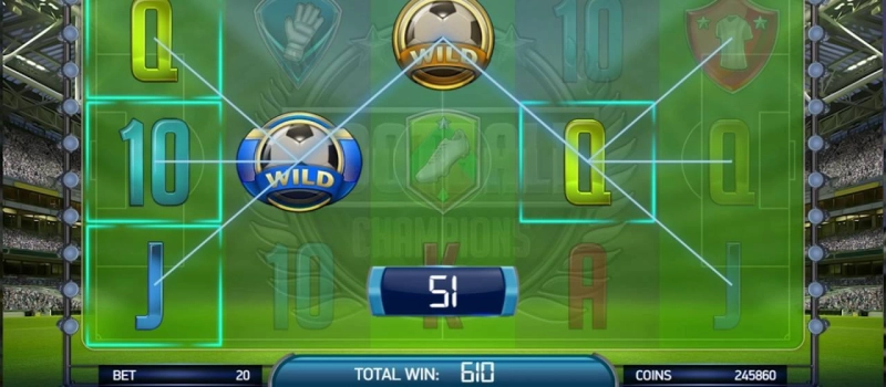 casino screen of symbols
