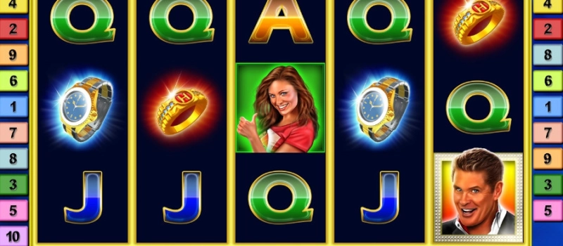 casino screen of symbols