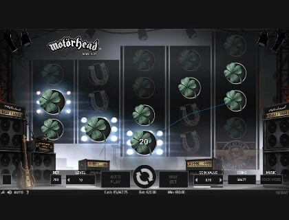 casino screen of symbols