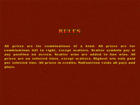 casino screen of symbols