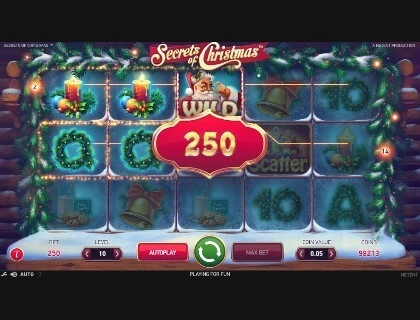 casino screen of symbols