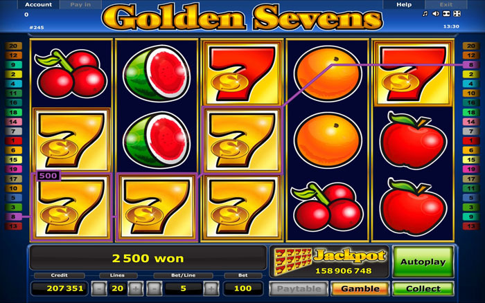 Игровой автомат Golden Sevens